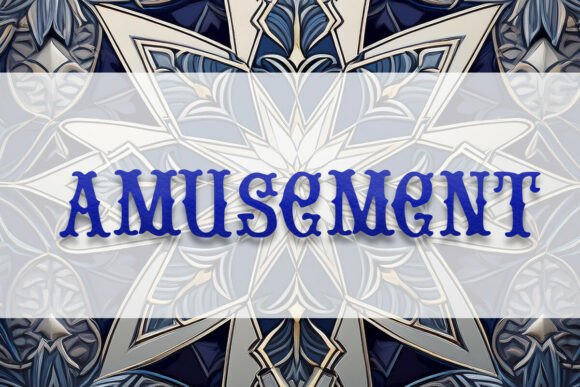 Amusement Font: A Display Asset for Creative Branding