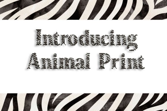 Animal Print: Fonts for Bold Display