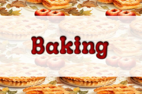 Baking Fonts: A Display Choice for Creative Design