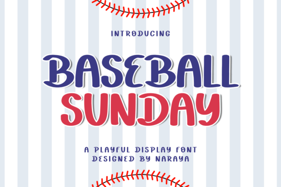 Baseball Sunday: A Playful Display Font