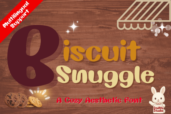 Biscuit Snuggle: A Sweet Display Font for Creative Design