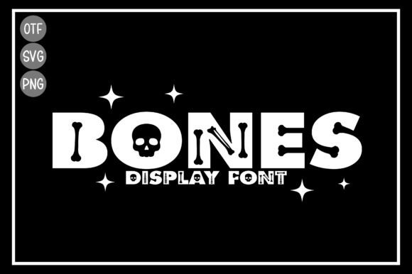 Bones: Bold Fonts for Halloween Display