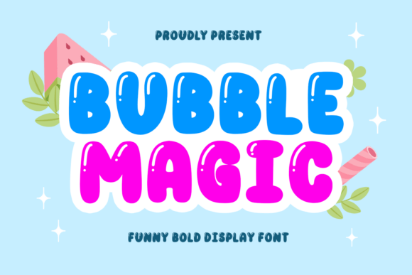 Bubble Magic: A Joyful Display Font for Creative Projects