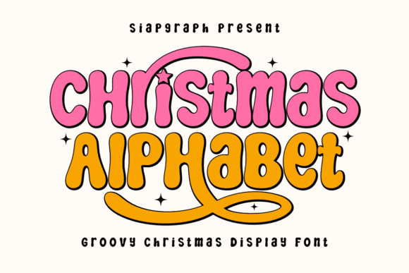 Christmas Alphabet: A Bold, Cheerful Display Font