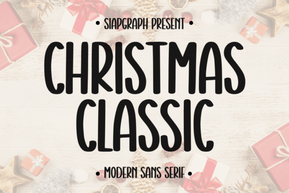 Christmas Classic: Bold Sans Serif Fonts for Festive Branding