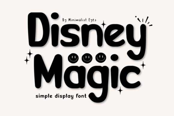 Disney Magic: A Fun Display Font for Local Branding