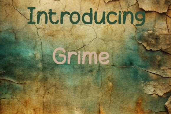 Grime: A Bold Display Font for Creative Branding