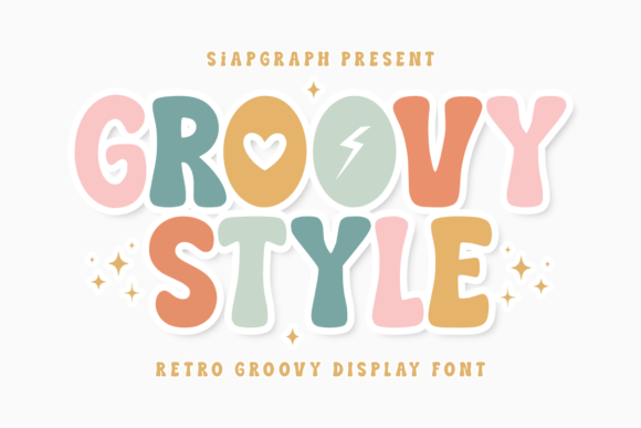 Groovy Style: Retro Display Font for Modern Design