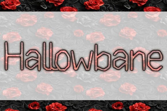 Hallowbane: Fonts for Display Design