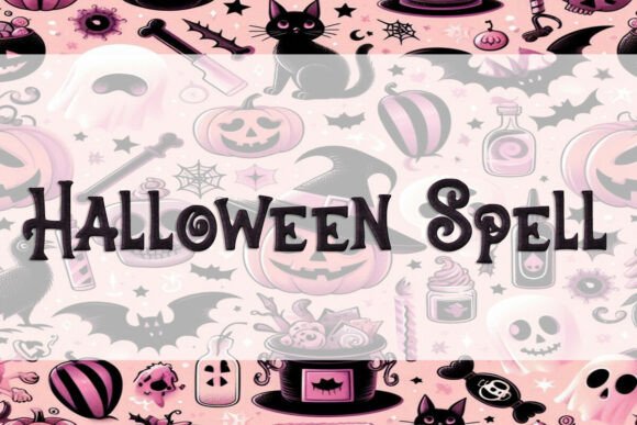 Halloween Spell: A Spooky Font for Creative Design