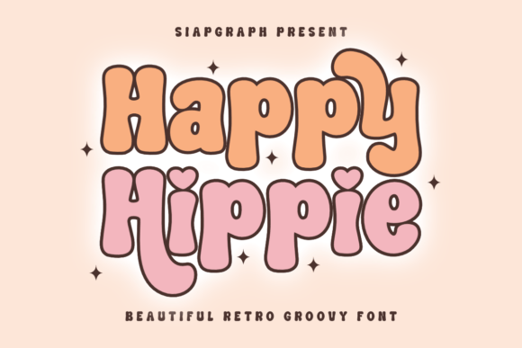 Happy Hippie: A Groovy Display Font for Creative Publishing