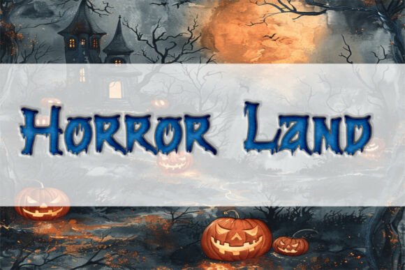 Horror Land: Spooky Fonts for Display