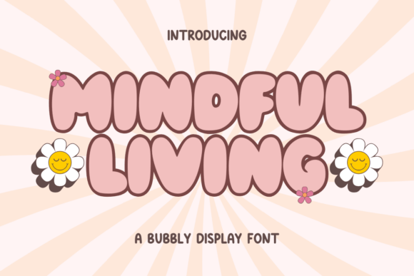 Mindful Living: A Retro Font for Creative Sellers