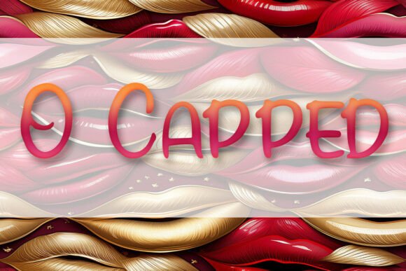O Capped: Bold Fonts for Creative Crafting