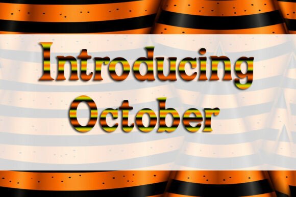October: A Versatile Display Font for Creative Design