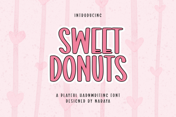 Sweet Donuts: A Fun Display Font for Creative Projects