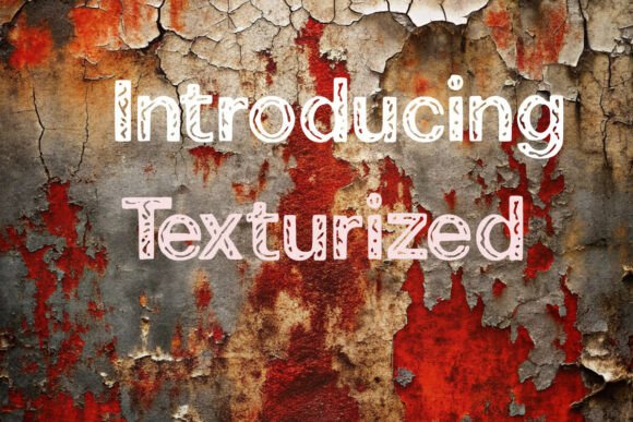Texturized: A Bold Font for Display Projects