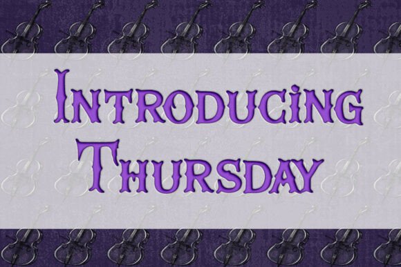 Thursday: A Bold Display Font for Modern Branding
