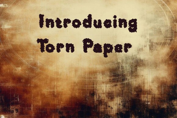 Torn Paper Font Review