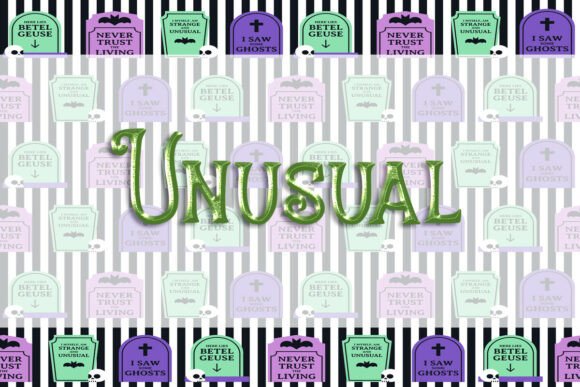 Unusual Fonts: A Display Type for Creative Design