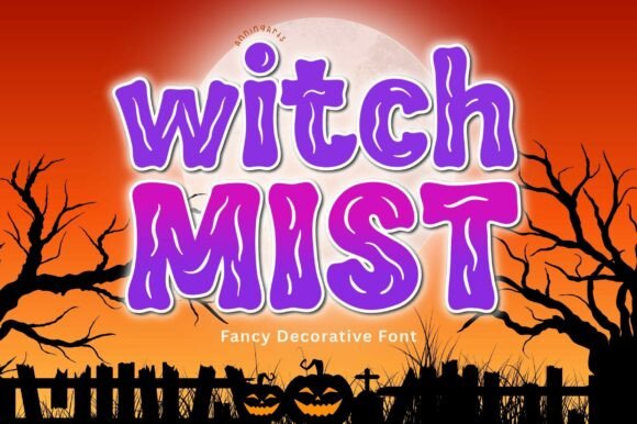 Witchmist: Spooky-Cute Display Font for Handmade Creators