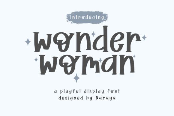 Wonder Woman: Fonts That Shine