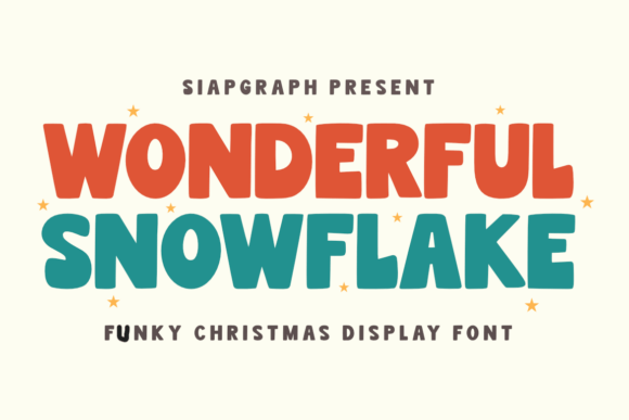 Wonderful Snowflake: Fonts with a Festive Vibe